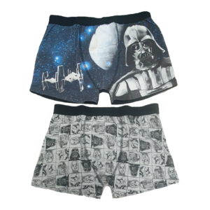 Star Wars Trunks Men's Star Wars Boxer Shorts Hipsters Cotton 2 In A Pack Underwear Size S-L