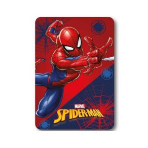 Spiderman Blanket Kids Fleece Spiderman Blanket 100 x 140 cm Red