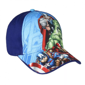 Avengers Cap Boys Avengers Baseball Cap Age 4-7 Years Blue