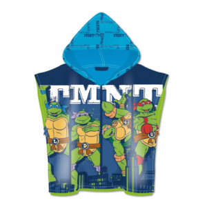 Teenage Mutant Ninja Turtle Poncho Kids TMNT Poncho Size 55 x 110 cm