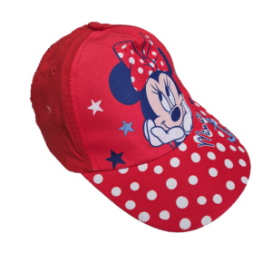 Minnie Mouse Cap Girls Disney Minnie Mouse Baseball Cap Red Age 5-8 Years